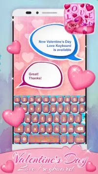 Valentine’s Day Love Keyboard Screen Shot 3