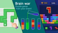 Brain War-Puzzle-Spiel Screen Shot 0