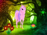 Big Unicorn Fantasy Land Escape Screen Shot 0