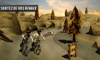 Hors route BMX Vélo Course: Cascades Avenant 3D Screen Shot 1