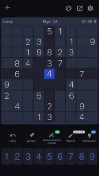 Sudoku - klasyczne łamigłówki Screen Shot 1