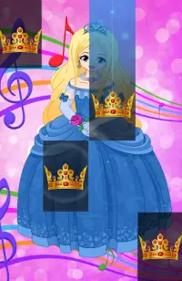 Piano Princess Tiles :  Princess Music Queen Game Screen Shot 0