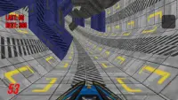 Nave espacial 3D Túnel Infinito Survival Rush Screen Shot 1