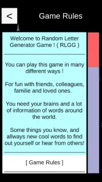 Random Letter Generator Game Screen Shot 4