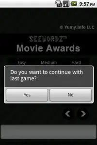 SeeWordz™ Movie Awards Pro Screen Shot 1