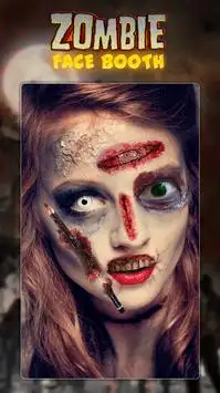 Zombie Face Booth Makeup Screen Shot 0