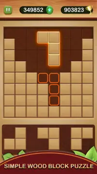 Wood Block Puzzle Games 2021 - Wooden Block Puzzle Screen Shot 0