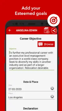 CV maker resume app Screen Shot 4