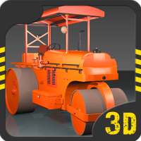 Road Roller Construction 3D