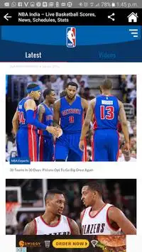 Basketball News & Updates Screen Shot 1