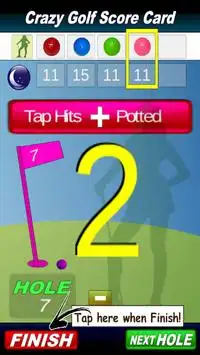 Mini Golf Scorecard Screen Shot 6