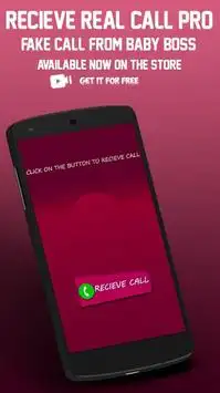 Fake Call From Baby Boss Screen Shot 4