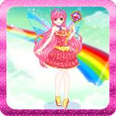 Rainbow fashion princess games