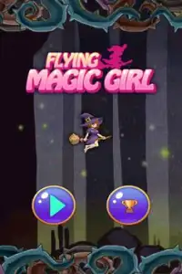 Flying Magic Girl Screen Shot 0
