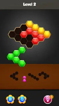 Hexa Block - Hexa Puzzle Game Screen Shot 2