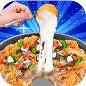 Deep Fried Chicken Pizza Maker! Trendy Fast Food