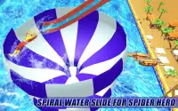 Real Super Hero Water Slide Uphill Amusement Park Screen Shot 1