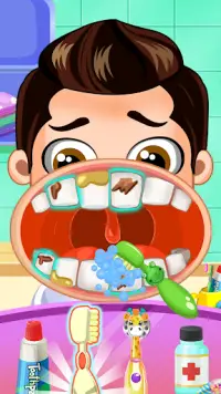 Dentist Games - Kids Superhero Screen Shot 2