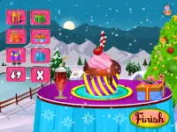 Pastel de Navidad cocina Screen Shot 6