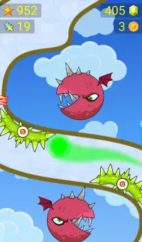 Follow the Line Monster Run: Finger Race 2D Deluxe Screen Shot 9