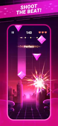 Beat Shooter - EDM Müzik Oyunu Screen Shot 1