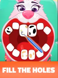 طبيب أسنان الحديقة: لعبة أطفال Screen Shot 0