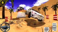 🚙4x4 SUV Desertジープ・ドライビング・スタント・レース2018 Screen Shot 1