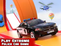 पुलिस कार स्टंट: मेगा रैंप फ्री कार रेसिंग गेम्स Screen Shot 6