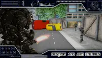 robô policial transformar - jogo guerra futurista Screen Shot 3