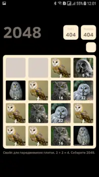 Owl 2048 Screen Shot 1