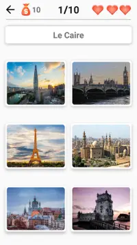 Capitales de tous les pays du monde: City Quiz Screen Shot 1