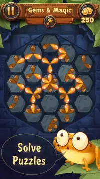 Gems & Magic adventure puzzle Screen Shot 1