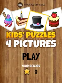 Kids' Puzzles - 4 Pictures Screen Shot 15