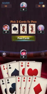 Hearts - Offline Card Games Screen Shot 5