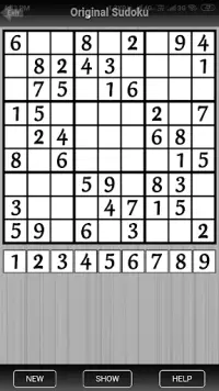 Original Sudoku Screen Shot 0