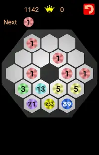 Master 2048 Hexagon Screen Shot 2