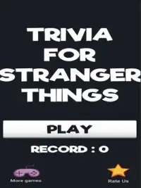 Trivia for Stranger Things Screen Shot 2