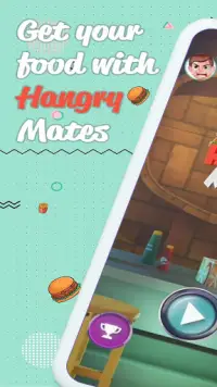 Hangry Mates - Flick Fun Screen Shot 0