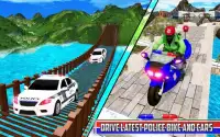 पुलिस माल कारों ट्रांसपोर्ट ड्राइव खेल Screen Shot 5