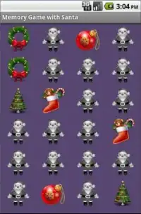 Memory Game With Santa Screen Shot 2