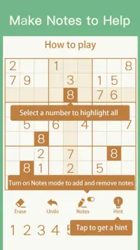 Sudoku：Free Classic Sudoku Joy Number Puzzle Games Screen Shot 1