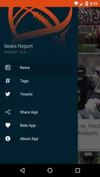 Glimpse News - Chicago Bears Screen Shot 0
