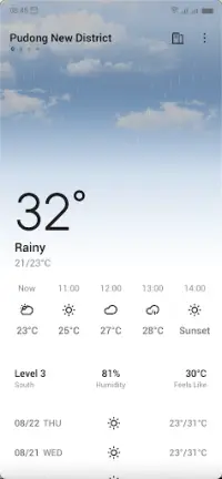 Daily Weather Screen Shot 2