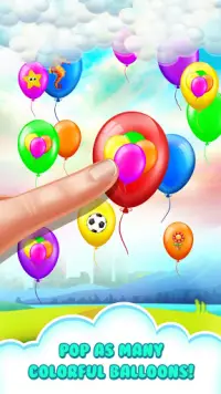 गुब्बारा पॉपिंग बच्चों के लिए खेल Screen Shot 2