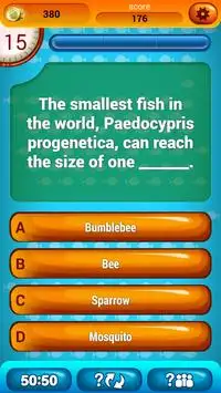 Fish Trivia Game Quiz Screen Shot 2