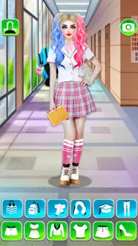 College Girls Fashion Dress Up Screen Shot 2