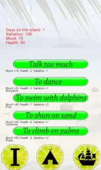 Desert island (text game) Screen Shot 3