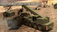 شاحنة نقل دبابة تابعة للجيش 3D Screen Shot 7