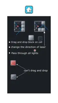 laser puzzle : free game Screen Shot 1