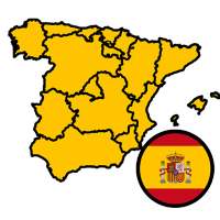 Prowincje i regiony Hiszpanii - test, flagi, mapy